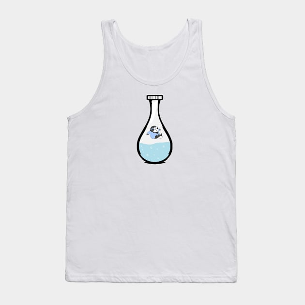 1mole in flask Tank Top by Polyart